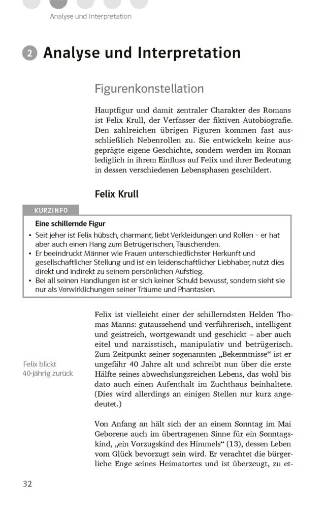 Bild: 9783129231722 | Klett Lektürehilfen Thomas Mann, Bekenntnisse des Hochstaplers...