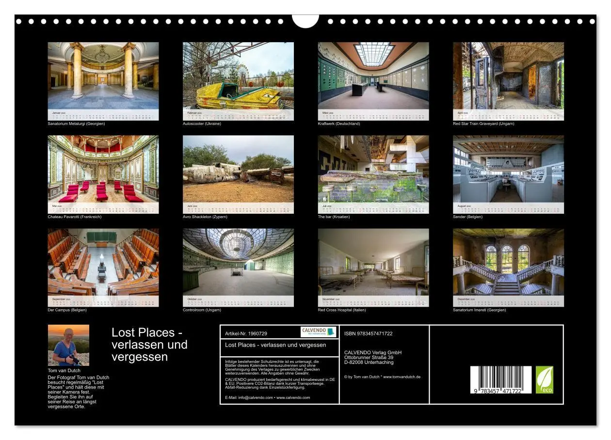 Bild: 9783457471722 | Lost Places - verlassen und vergessen (Wandkalender 2026 DIN A3...