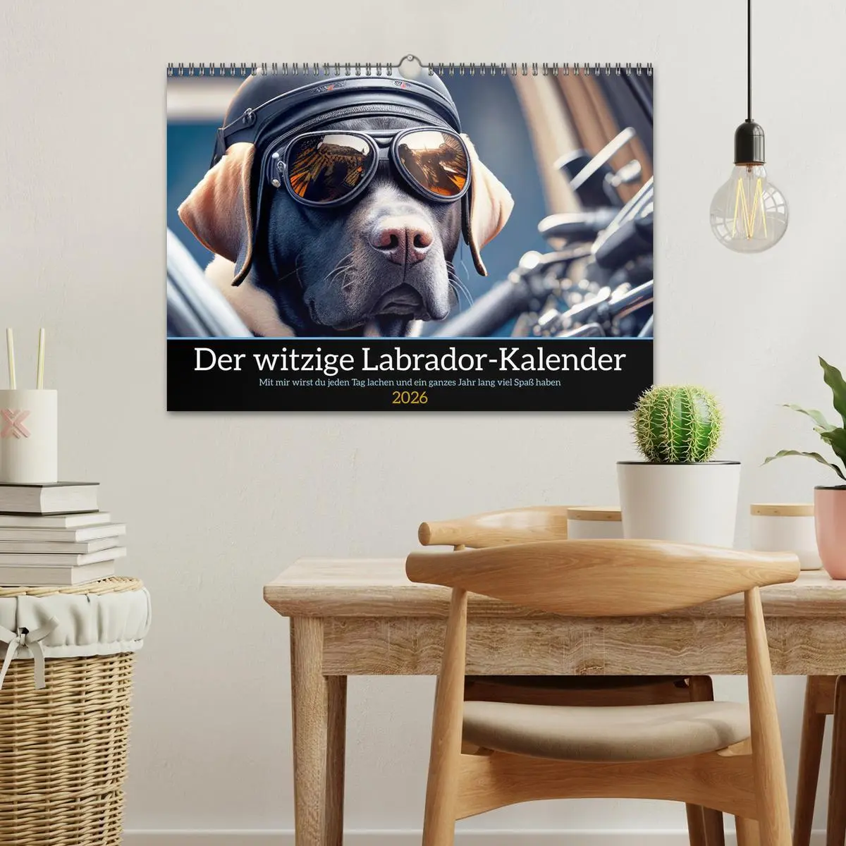 Bild: 9783457541722 | Der witzige Labrador-Kalender (Wandkalender 2026 DIN A3 quer),...