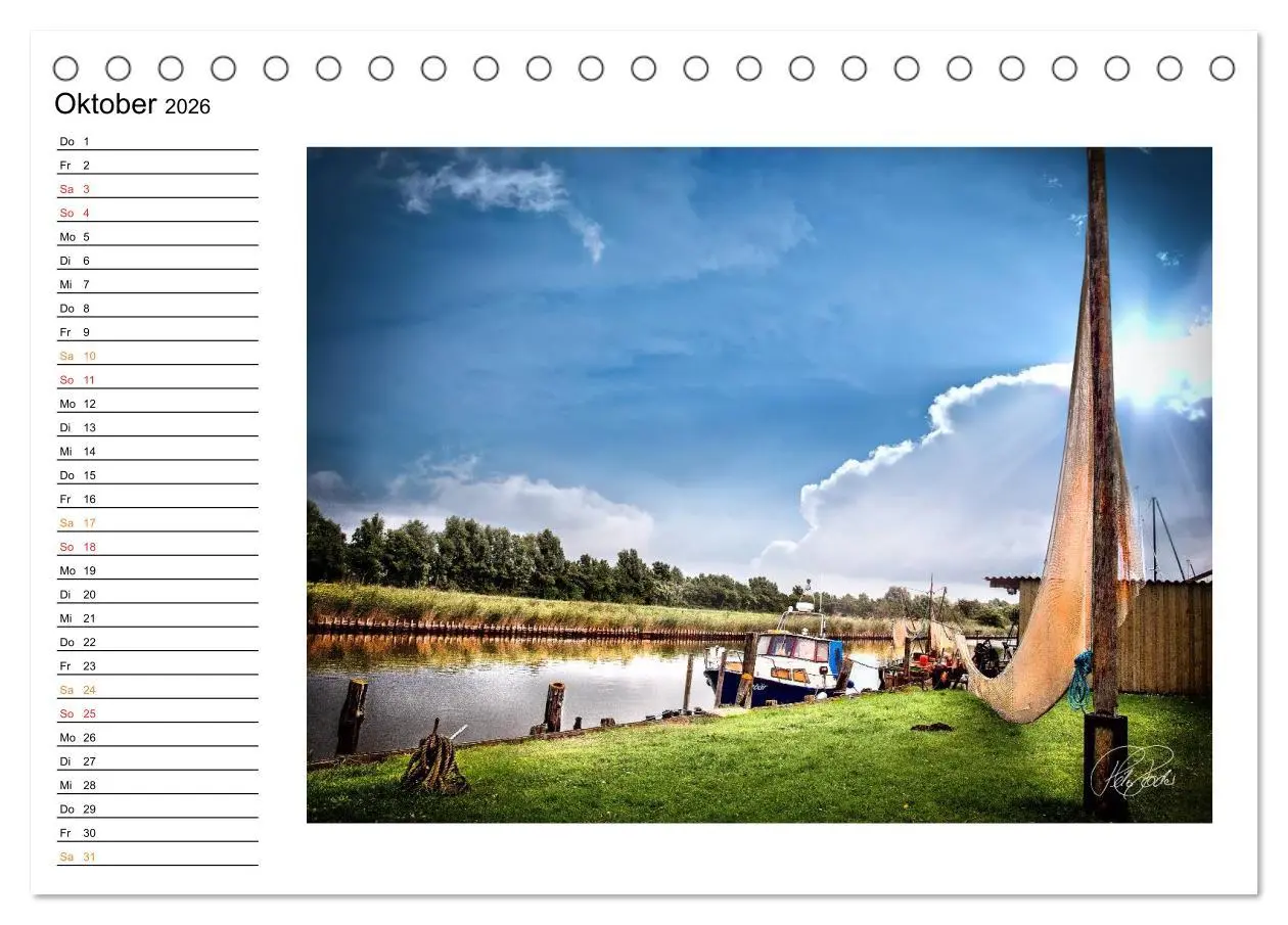 Bild: 9783516181722 | Friesland - am Vareler Hafen (Tischkalender 2026 DIN A5 quer),...