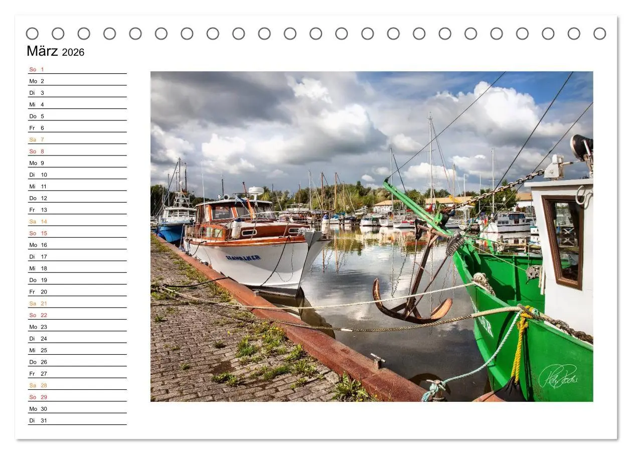 Bild: 9783516181722 | Friesland - am Vareler Hafen (Tischkalender 2026 DIN A5 quer),...