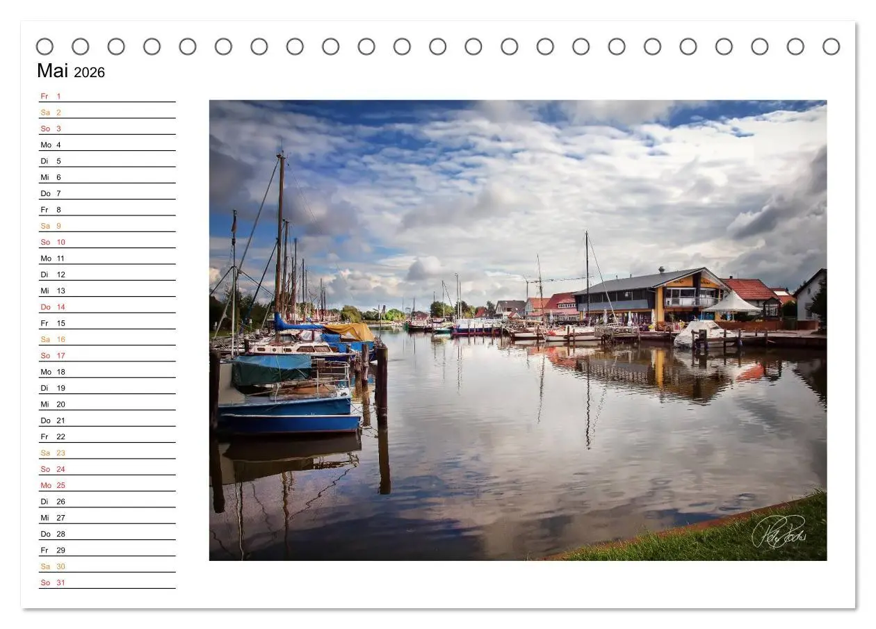 Bild: 9783516181722 | Friesland - am Vareler Hafen (Tischkalender 2026 DIN A5 quer),...