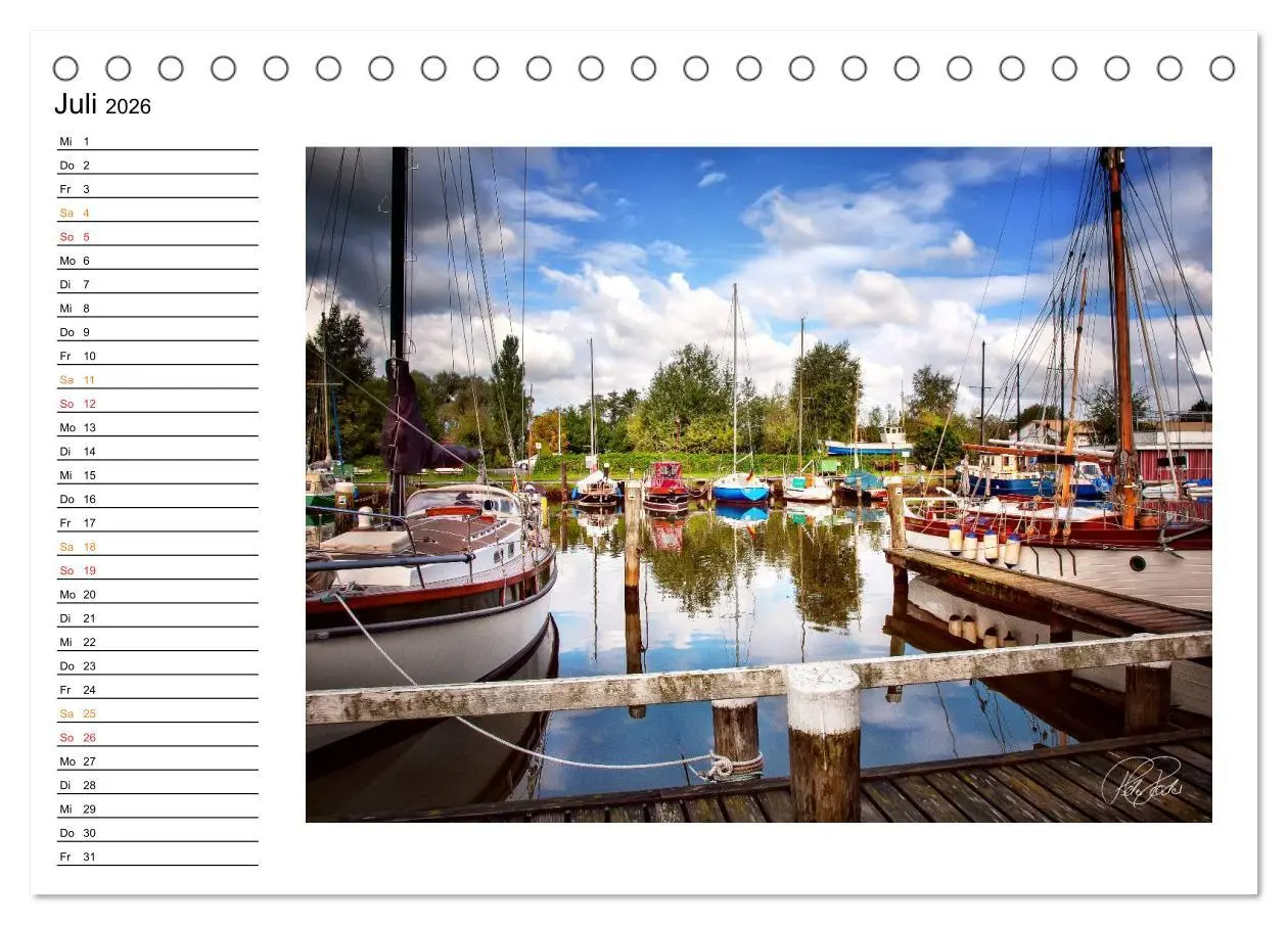 Bild: 9783516181722 | Friesland - am Vareler Hafen (Tischkalender 2026 DIN A5 quer),...