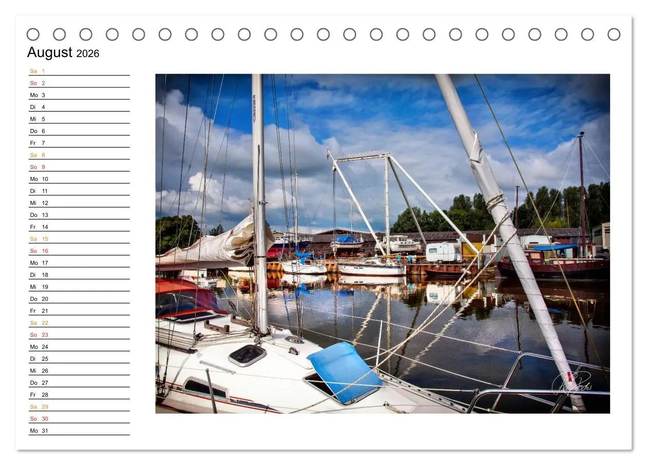 Bild: 9783516181722 | Friesland - am Vareler Hafen (Tischkalender 2026 DIN A5 quer),...