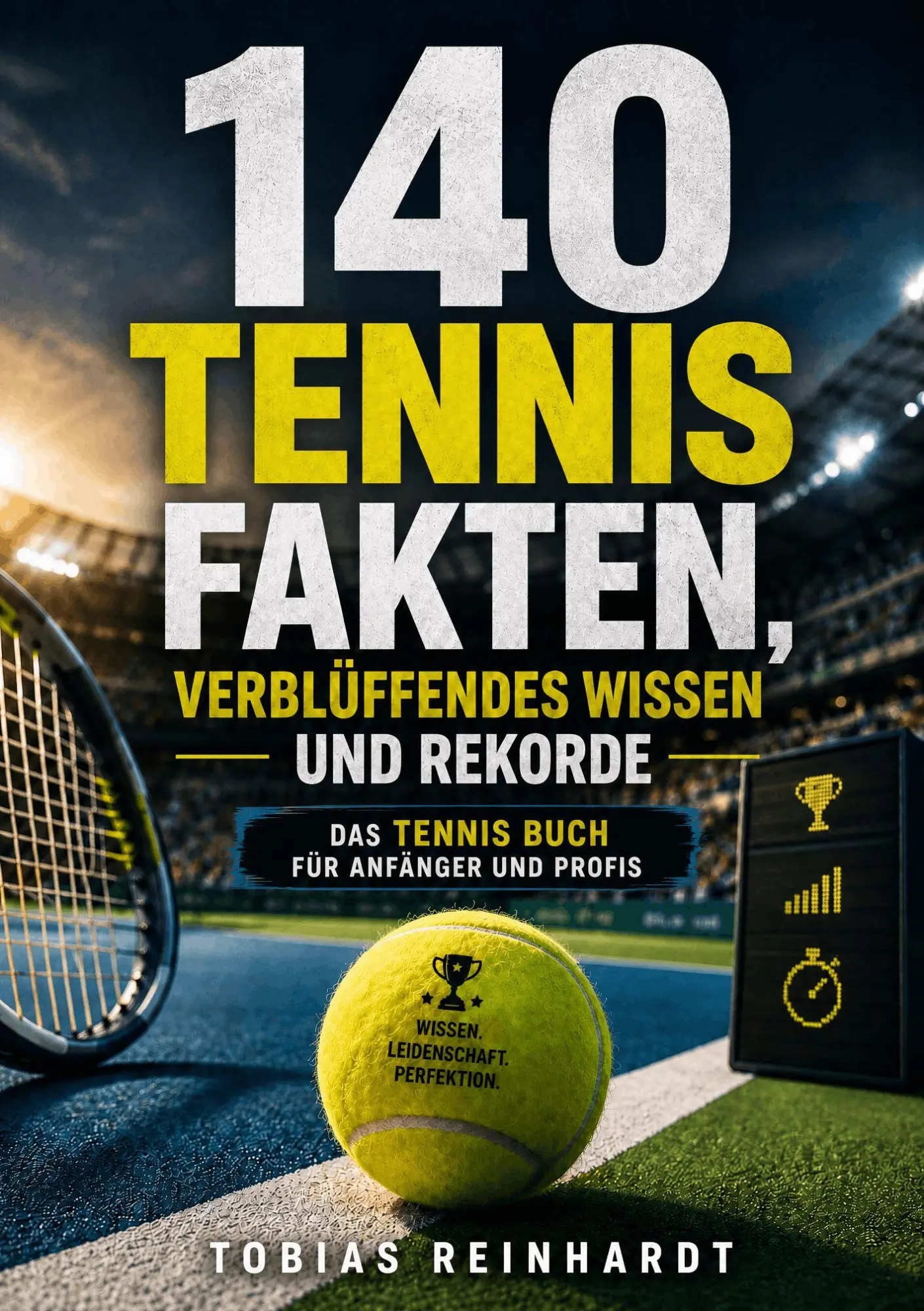 Cover: 9783690331722 | 140 Tennis Fakten, verblüffendes Wissen und Rekorde | Tobias Reinhardt