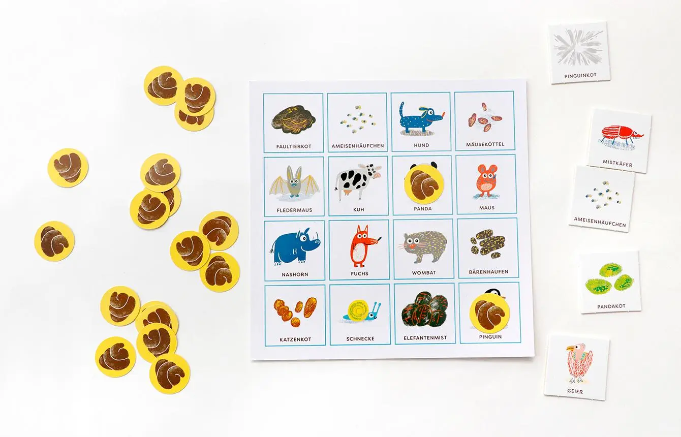 Bild: 9783962441722 | Tierkacke-Bingo | Aidan Onn | Spiel | Brettspiel | Deutsch | 2020