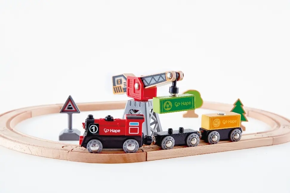 Bild: 6943478021822 | Hape - Frachtlieferung-Eisenbahn, Kreis | Toynamics Europe GmbH | 2025