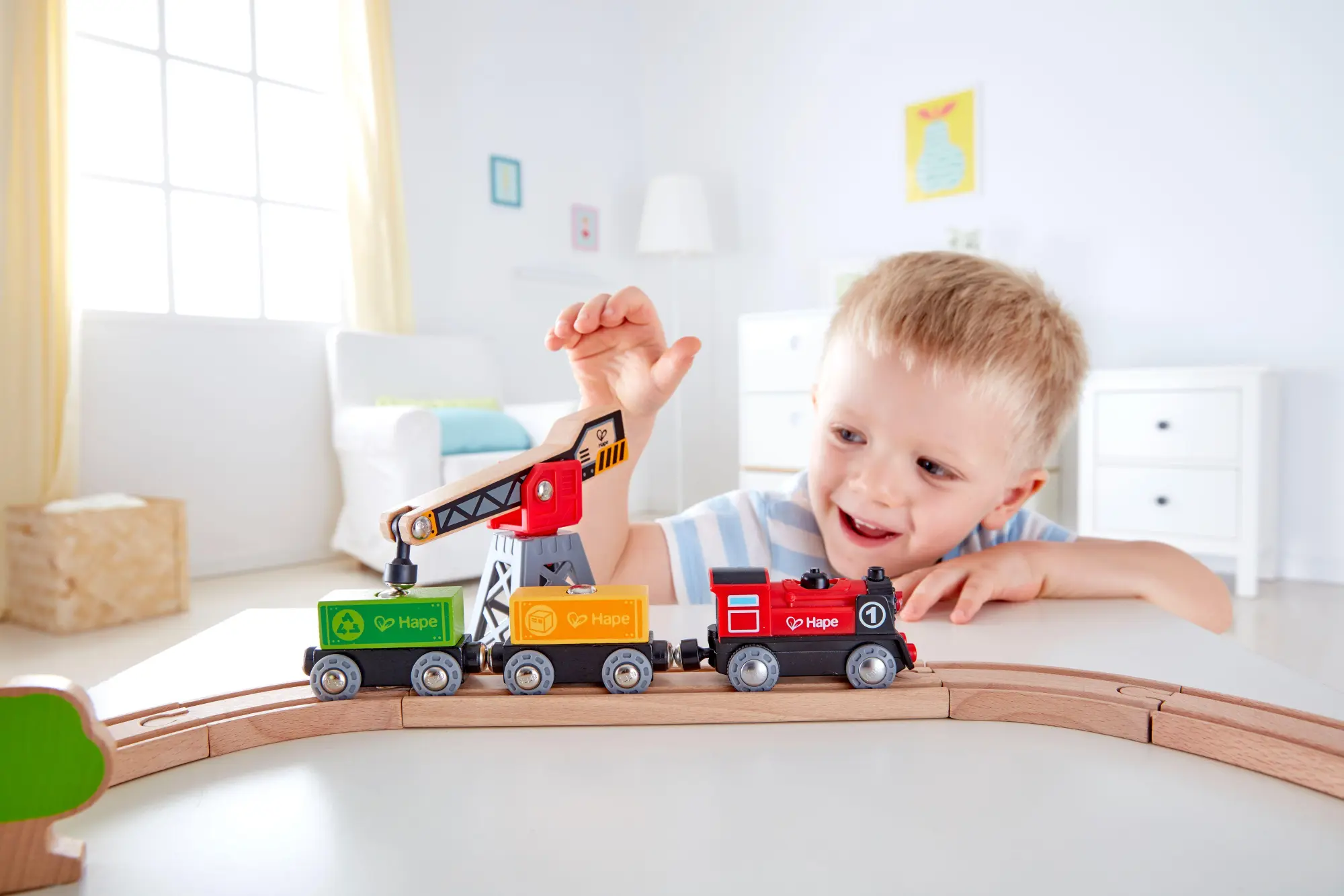Bild: 6943478021822 | Hape - Frachtlieferung-Eisenbahn, Kreis | Toynamics Europe GmbH | 2025