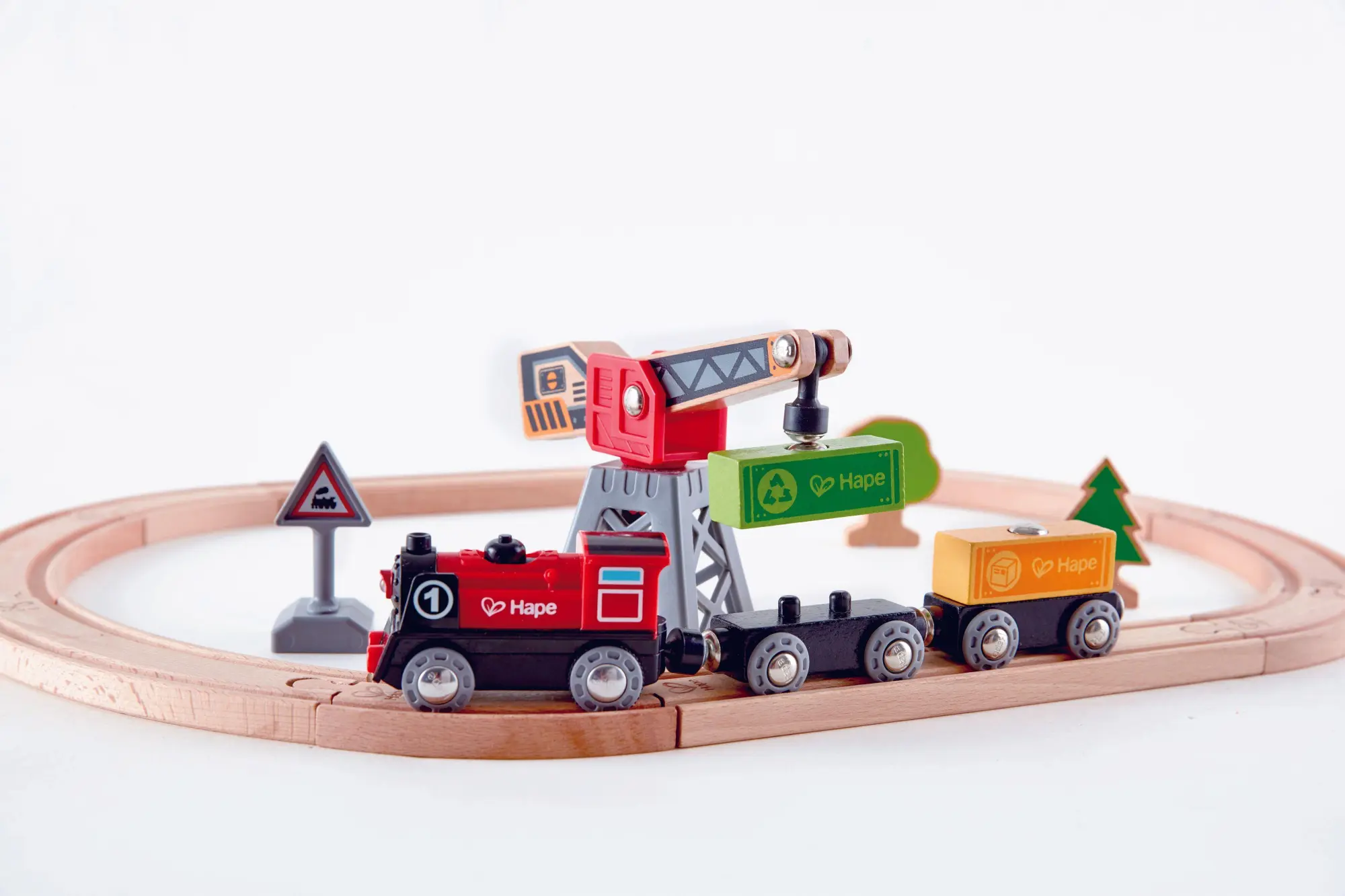 Bild: 6943478021822 | Hape - Frachtlieferung-Eisenbahn, Kreis | Toynamics Europe GmbH | 2025