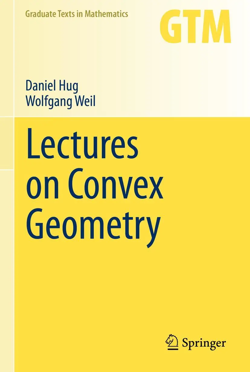 Cover: 9783030501822 | Lectures on Convex Geometry | Daniel Hug (u. a.) | Taschenbuch | xviii