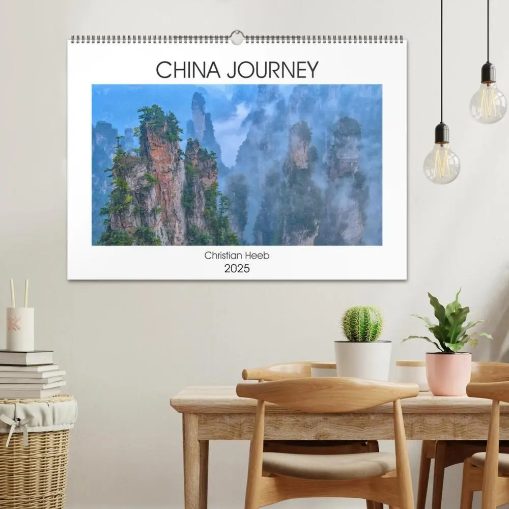 Bild: 9783435201822 | China Journey (Wandkalender 2025 DIN A2 quer), CALVENDO Monatskalender