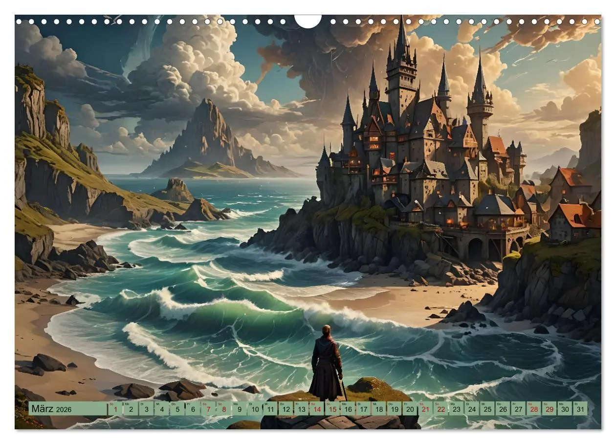 Bild: 9783457391822 | Mittelalterliche Städte und Burgen (Wandkalender 2026 DIN A3 quer),...
