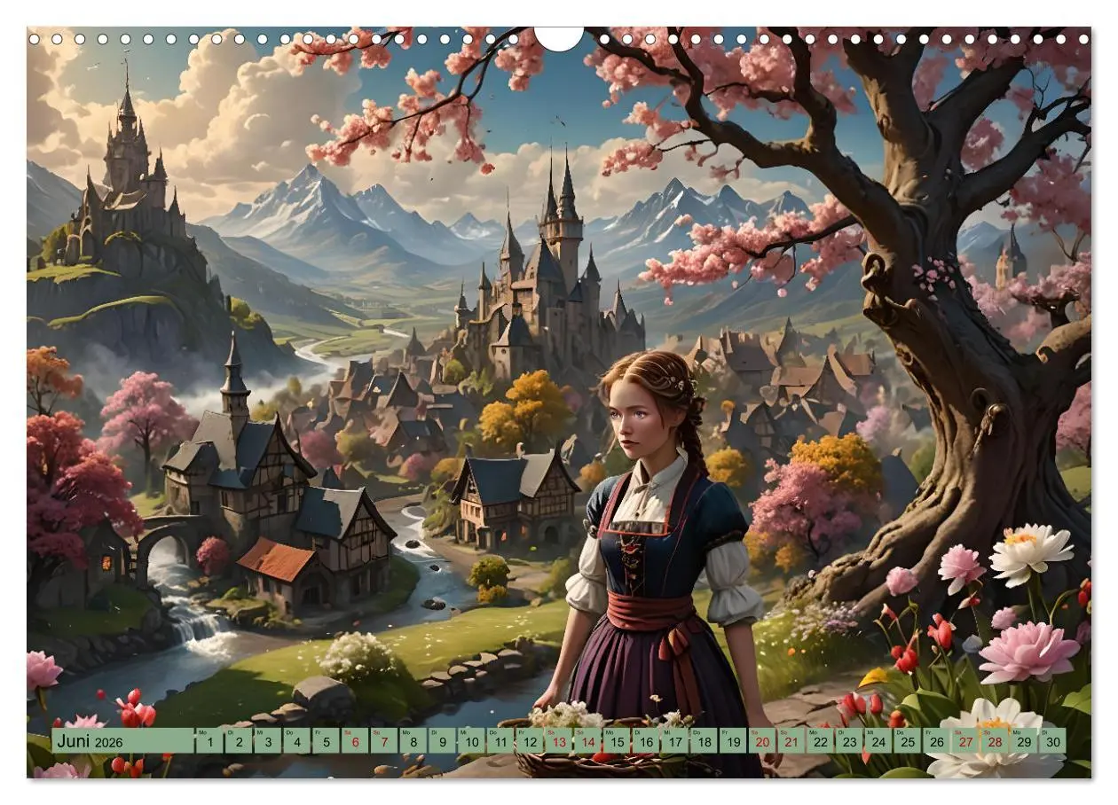 Bild: 9783457391822 | Mittelalterliche Städte und Burgen (Wandkalender 2026 DIN A3 quer),...