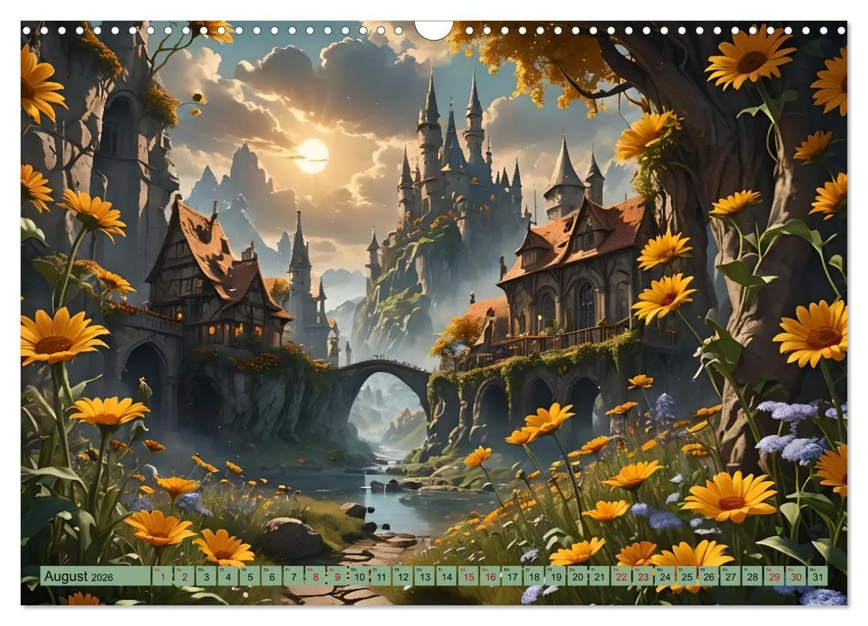 Bild: 9783457391822 | Mittelalterliche Städte und Burgen (Wandkalender 2026 DIN A3 quer),...