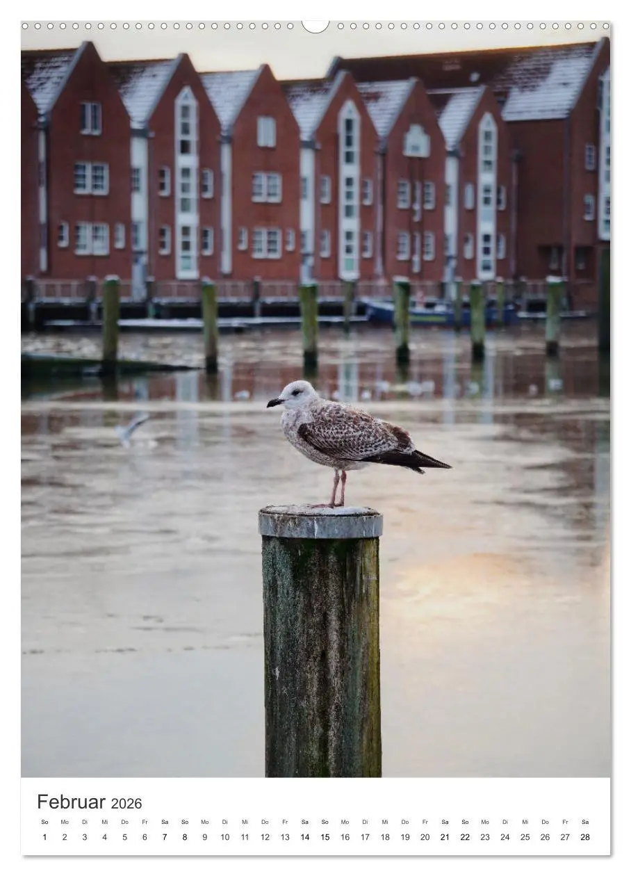 Bild: 9783516241822 | Husum - graue Stadt am Meer (Wandkalender 2026 DIN A2 hoch),...