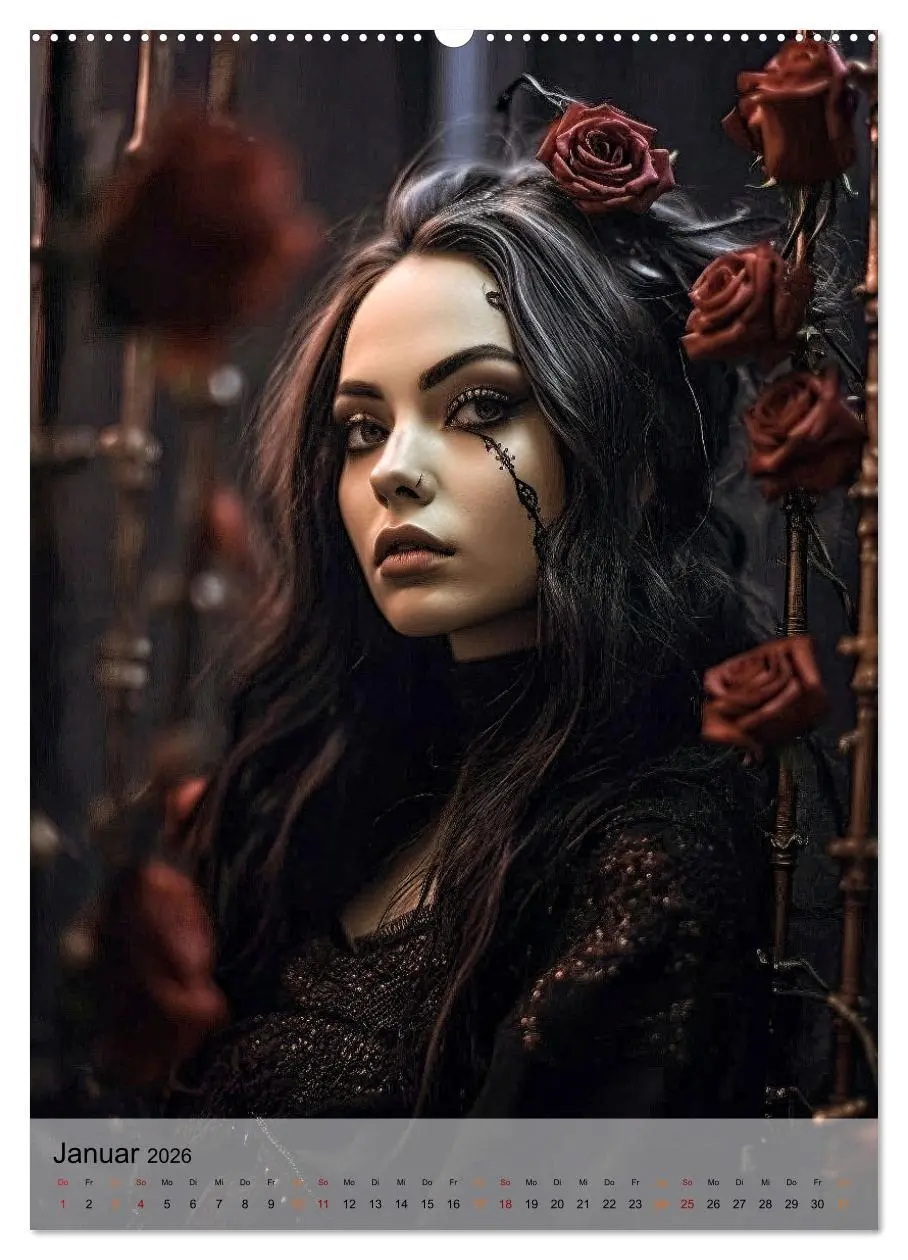 Bild: 9783516311822 | Gothic ist cool (Wandkalender 2026 DIN A2 hoch), CALVENDO...