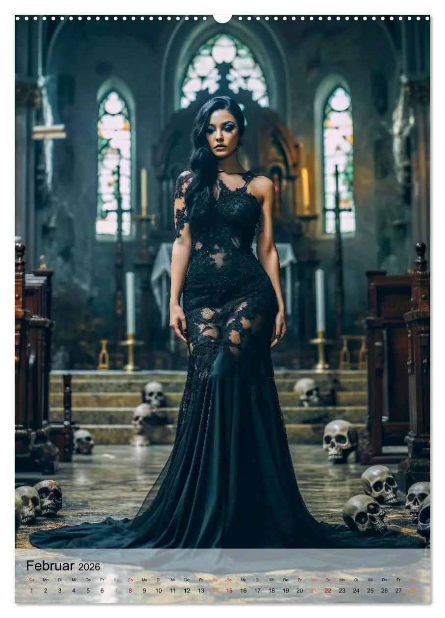 Bild: 9783516311822 | Gothic ist cool (Wandkalender 2026 DIN A2 hoch), CALVENDO...