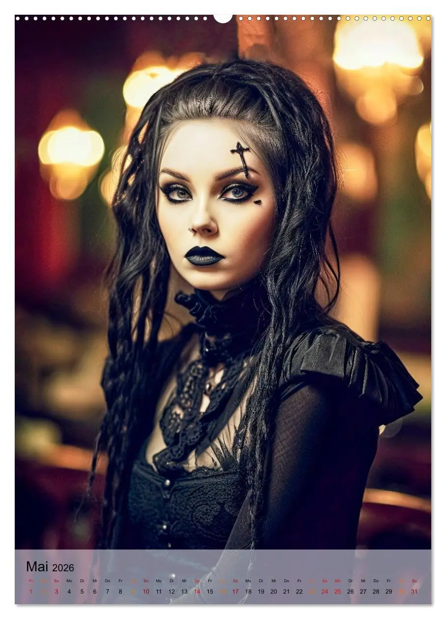 Bild: 9783516311822 | Gothic ist cool (Wandkalender 2026 DIN A2 hoch), CALVENDO...