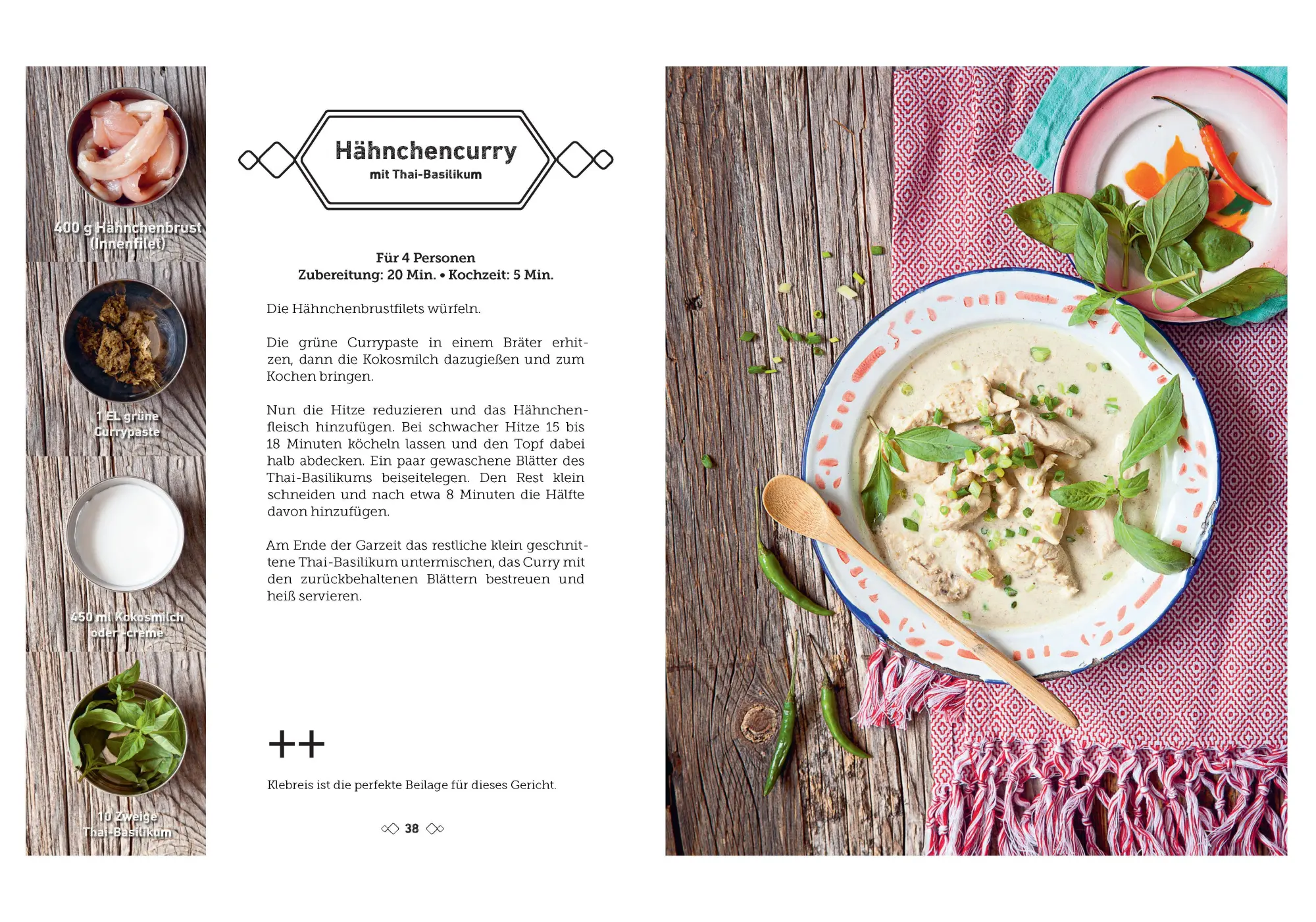 Bild: 9783809451822 | Thailändisch kochen mit nur 4 Zutaten - Schnell und einfach | Sourbier