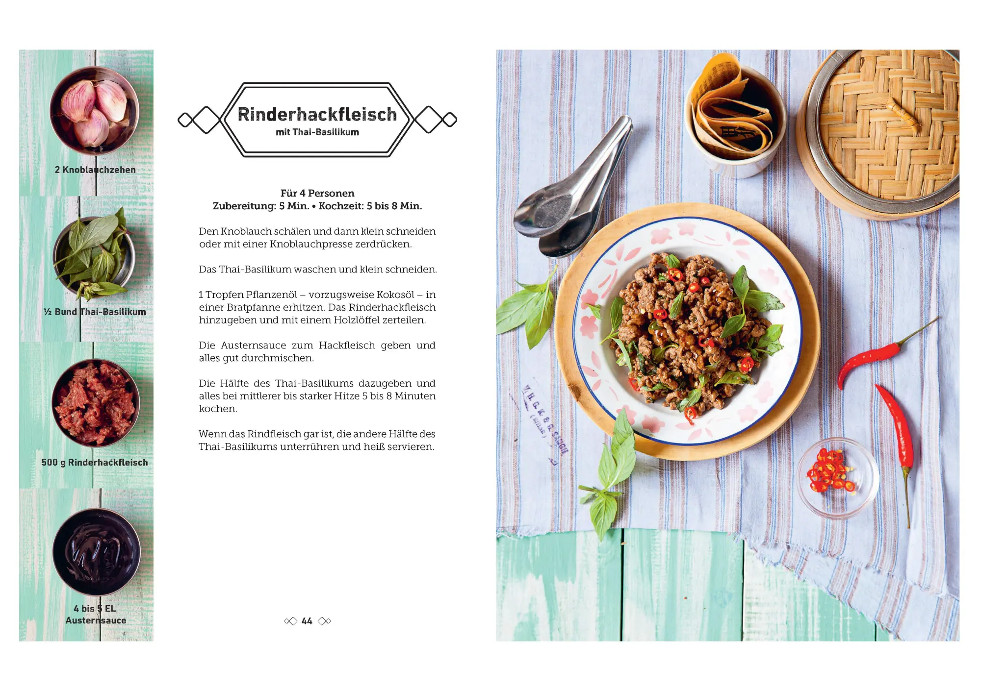 Bild: 9783809451822 | Thailändisch kochen mit nur 4 Zutaten - Schnell und einfach | Sourbier