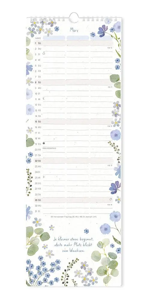 Bild: 9783986361822 | Paarplaner 2026 Floral | Paarplaner | GRAFIK WERKSTATT Das Original