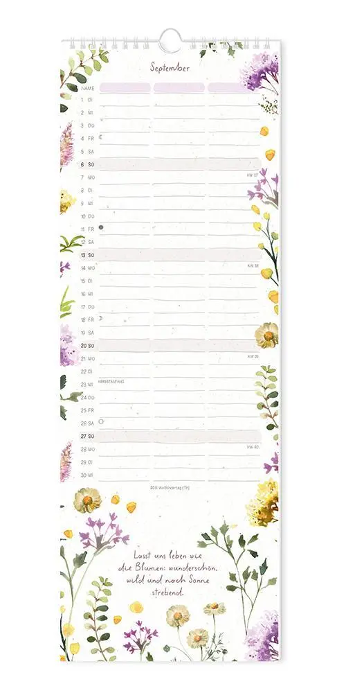Bild: 9783986361822 | Paarplaner 2026 Floral | Paarplaner | GRAFIK WERKSTATT Das Original
