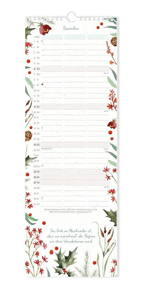 Bild: 9783986361822 | Paarplaner 2026 Floral | Paarplaner | GRAFIK WERKSTATT Das Original