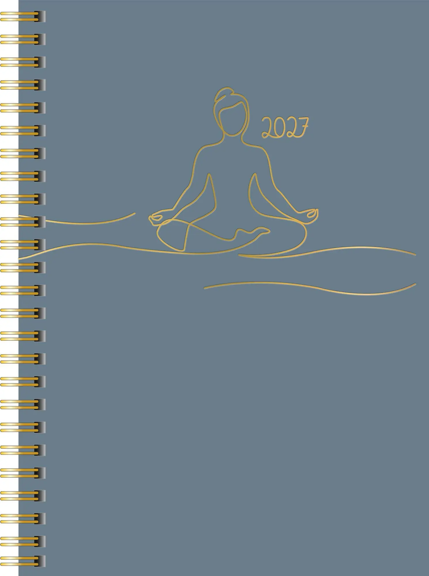 Cover: 4061947161922 | rido/idé 7021407027 Buchkalender Premium Young Line 2027 "Yoga" A5,...