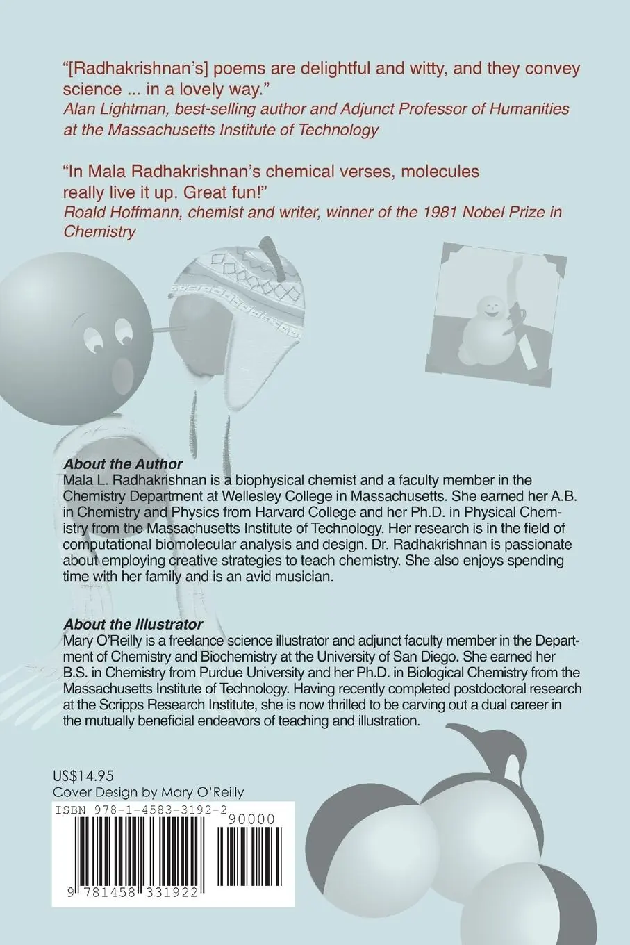 Rückseite: 9781458331922 | Atomic Romances, Molecular Dances | Mala Radhakrishnan | Taschenbuch