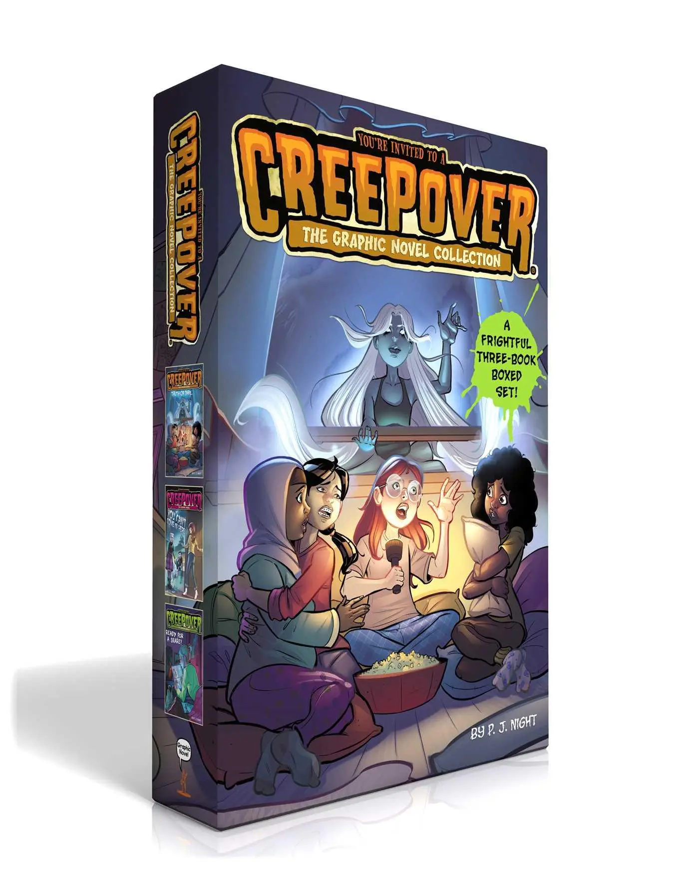 Cover: 9781665931922 | You're Invited to a Creepover the Graphic Novel Collection (Boxed Set)