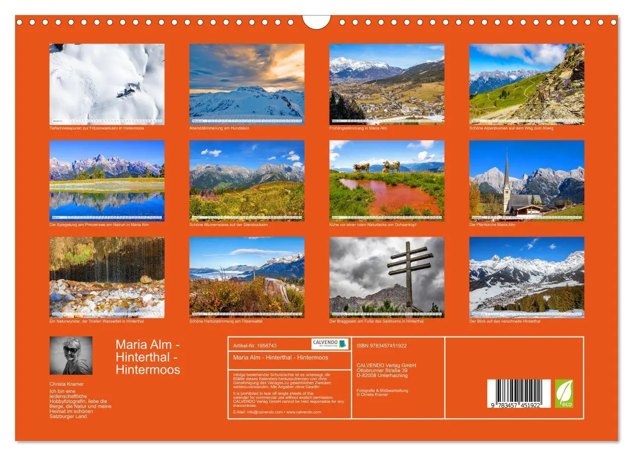 Bild: 9783457451922 | Maria Alm - Hinterthal - Hintermoos (Wandkalender 2026 DIN A3...