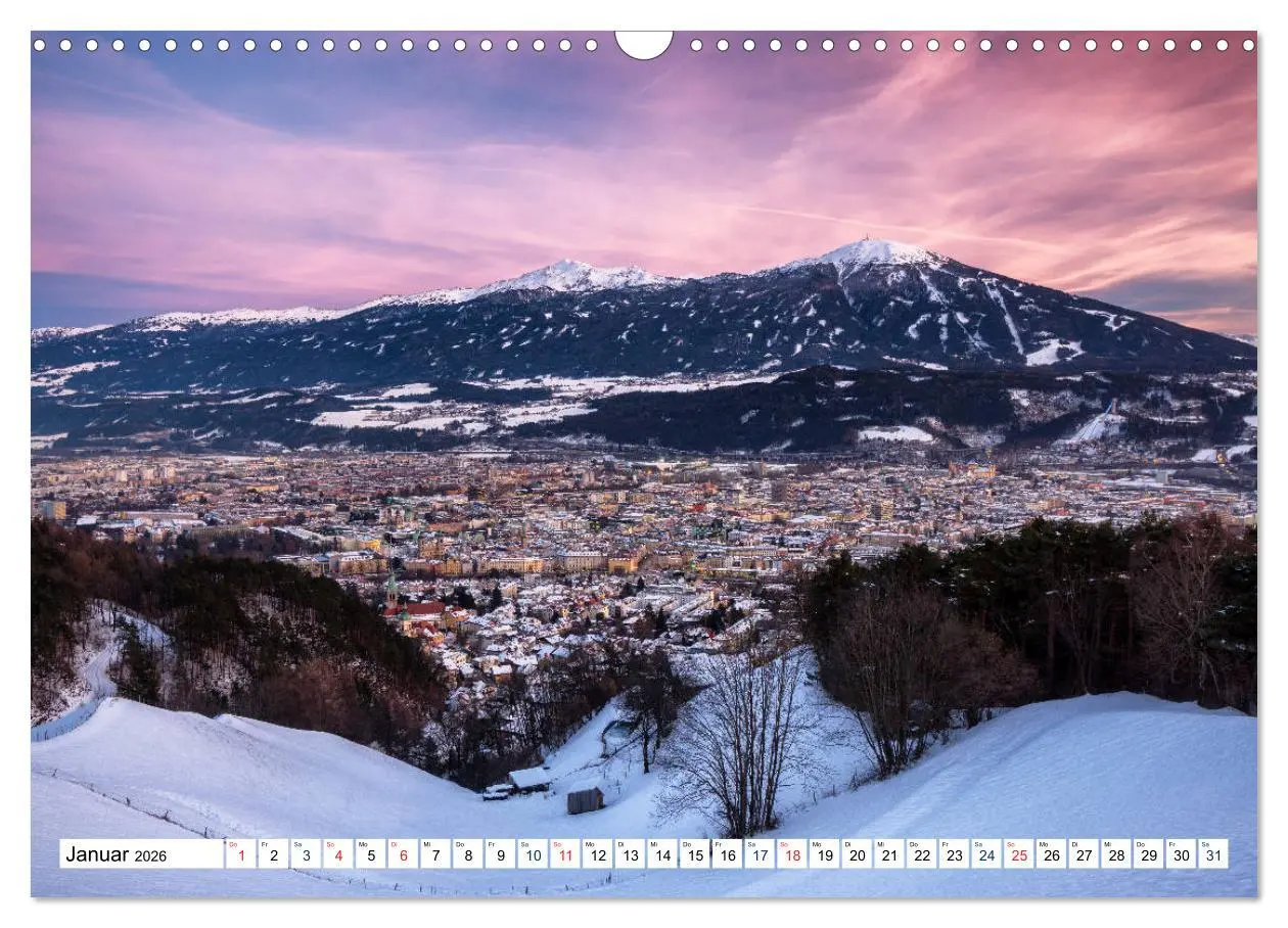 Bild: 9783457761922 | Innsbruck - Hauptstadt der Alpen (Wandkalender 2026 DIN A3 quer),...