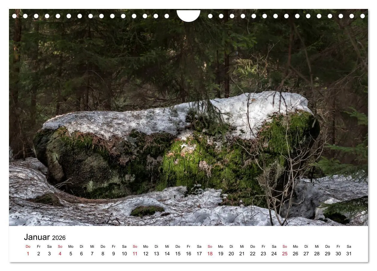 Bild: 9783457831922 | Granitwelten im Waldviertel (Wandkalender 2026 DIN A4 quer),...
