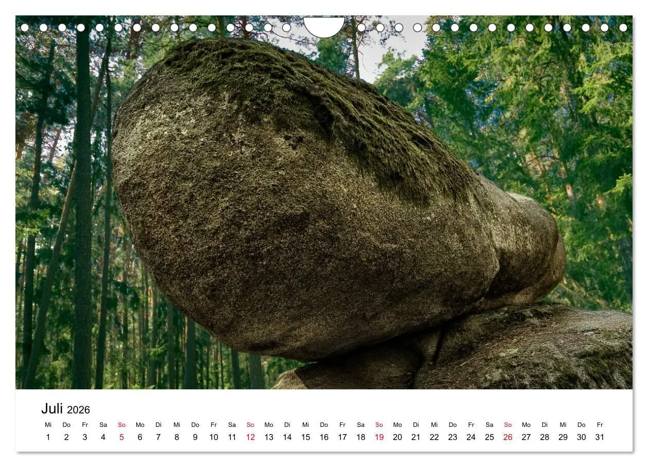 Bild: 9783457831922 | Granitwelten im Waldviertel (Wandkalender 2026 DIN A4 quer),...
