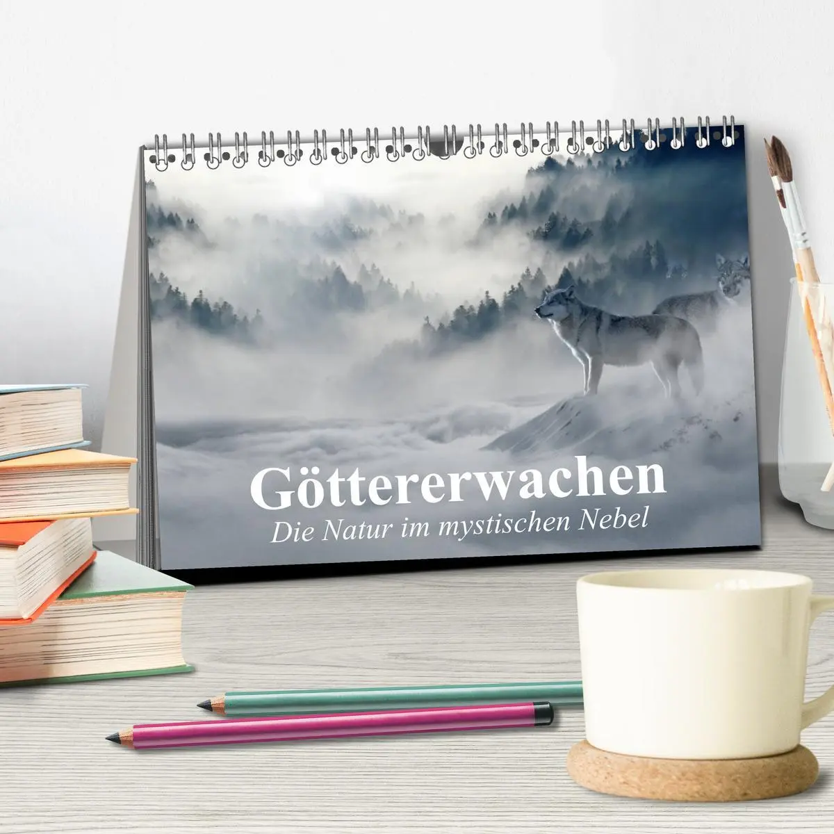 Bild: 9783457901922 | Göttererwachen. Die Natur im mystischen Nebel (Tischkalender 2026...
