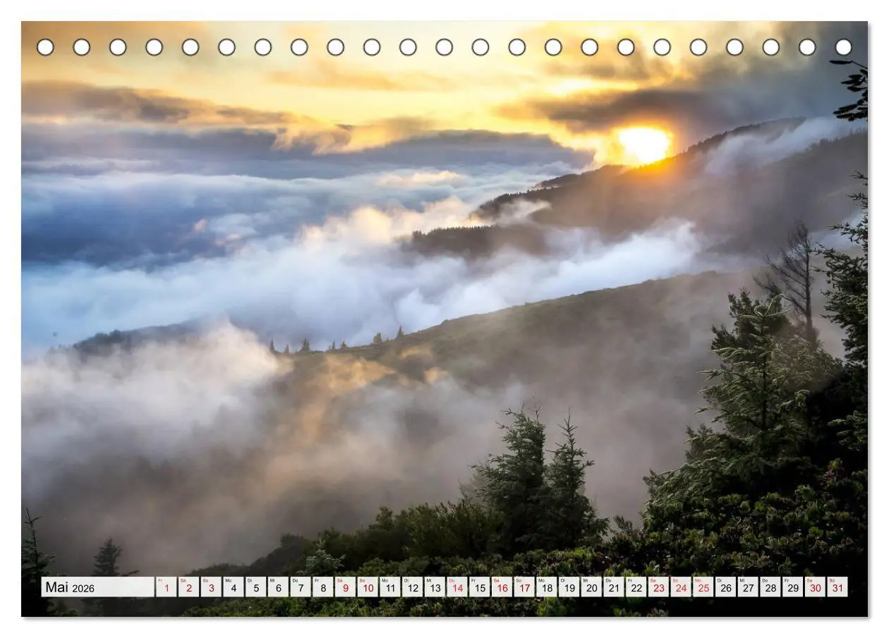Bild: 9783457901922 | Göttererwachen. Die Natur im mystischen Nebel (Tischkalender 2026...