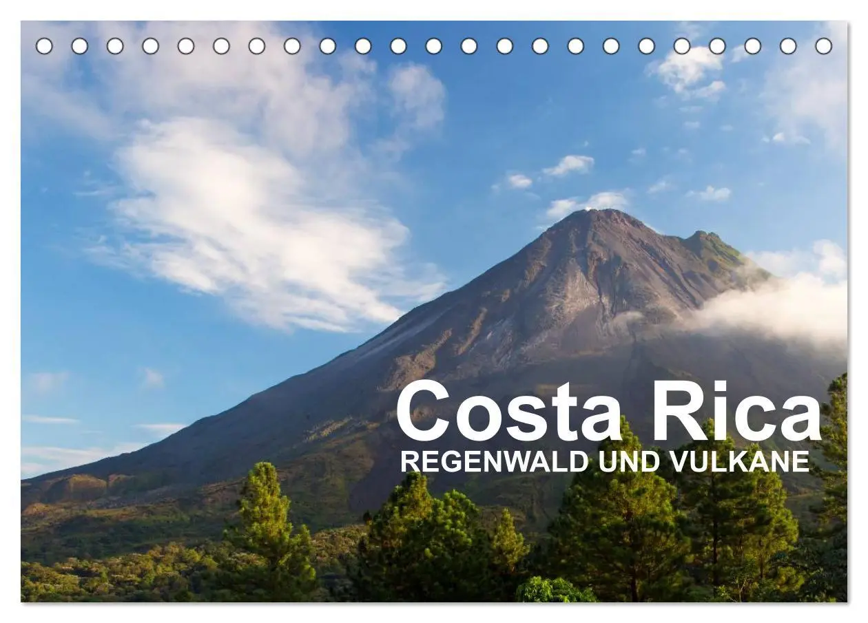 Cover: 9783516091922 | Costa Rica - Regenwald und Vulkane (Tischkalender 2026 DIN A5...