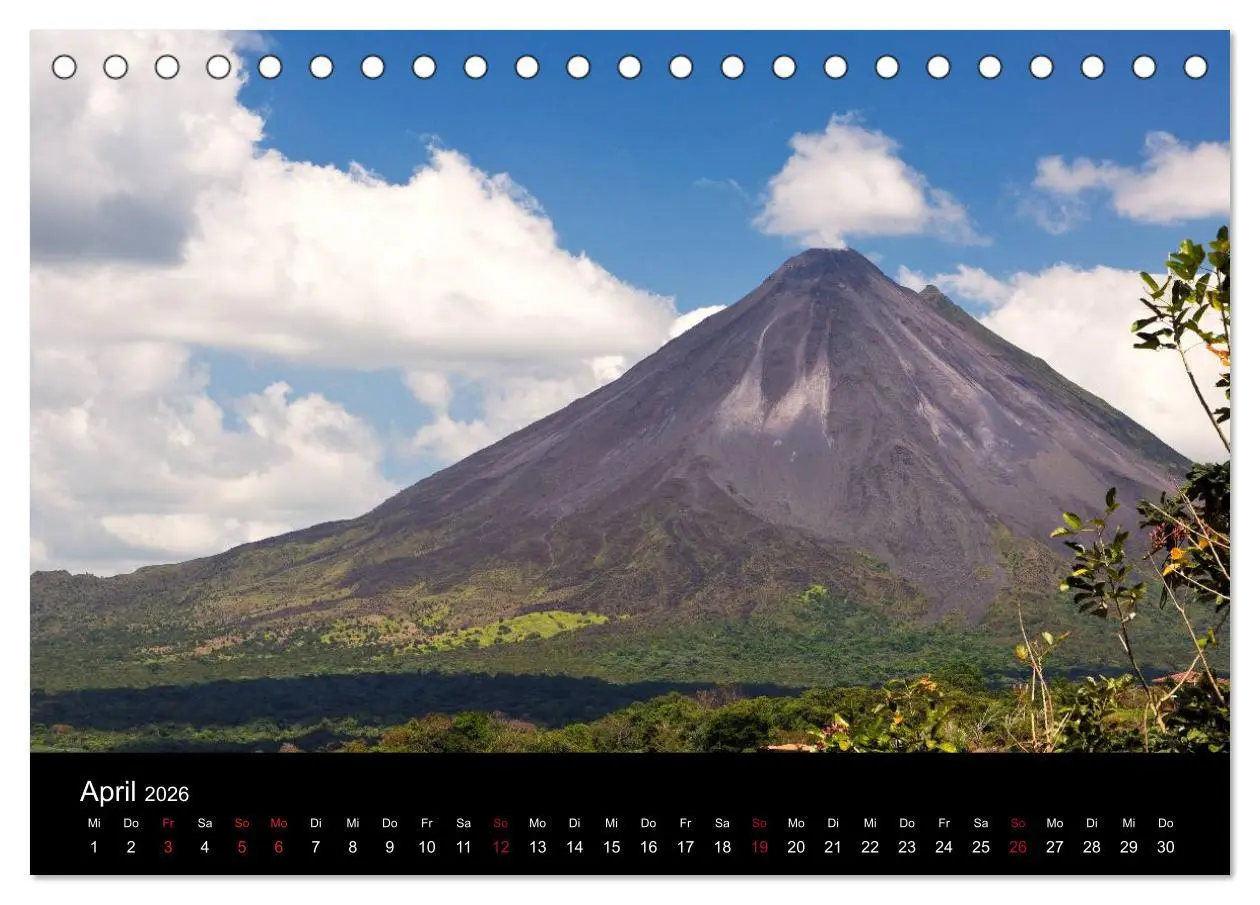 Bild: 9783516091922 | Costa Rica - Regenwald und Vulkane (Tischkalender 2026 DIN A5...