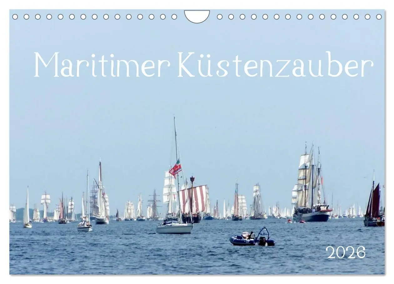 Cover: 9783516231922 | Maritimer Küstenzauber (Wandkalender 2026 DIN A4 quer), CALVENDO...