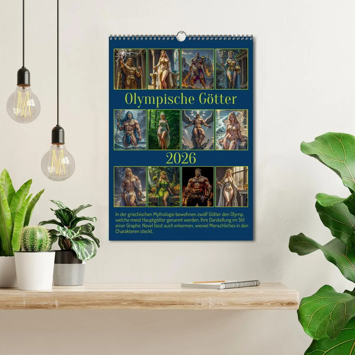 Bild: 9783516301922 | Olympische Götter (Wandkalender 2026 DIN A3 hoch), CALVENDO...