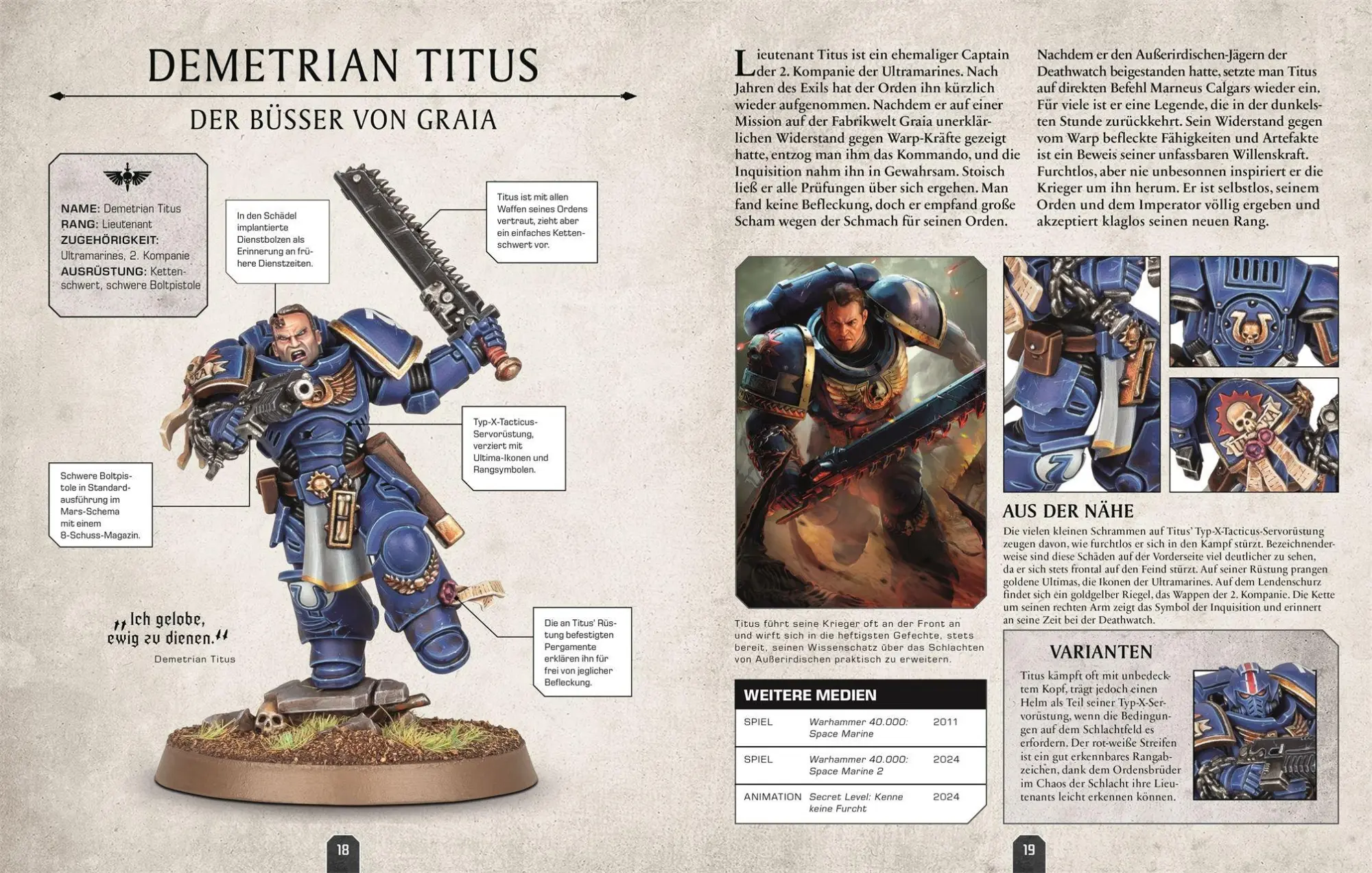 Bild: 9783831051922 | Warhammer 40.000 Lexikon der Figuren | DK Verlag | Buch | 200 S.