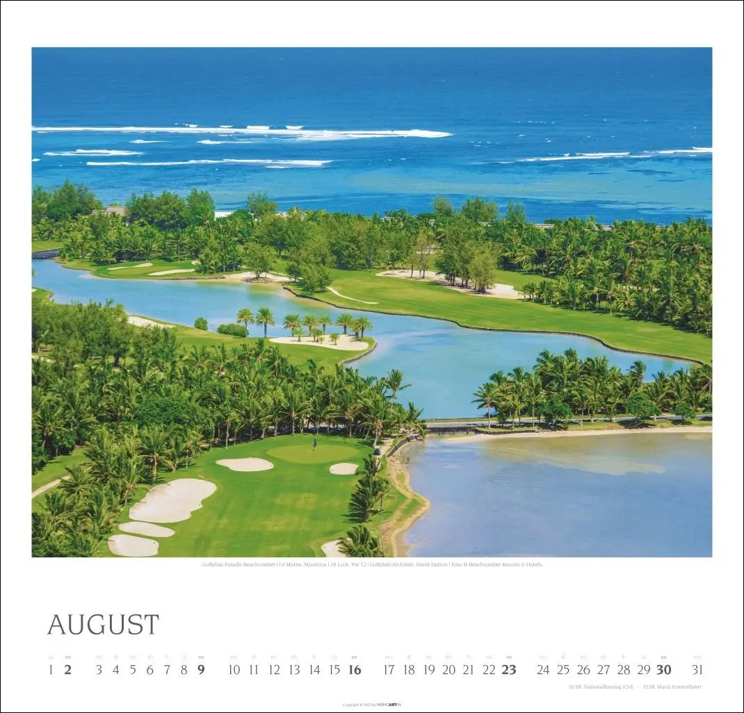 Bild: 9783839901922 | Golf Kalender 2026 | Kalender | Spiralbindung | 14 S. | Deutsch | 2026