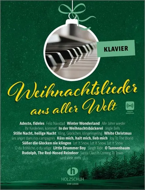 Cover: 9783864341922 | Weihnachtslieder aus aller Welt - Klavier | Uwe Sieblitz | Broschüre