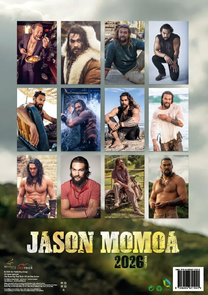 Bild: 9798893611922 | Jason Momoa Kalender 2026 | Der Star aus Aquaman und Game of Thrones