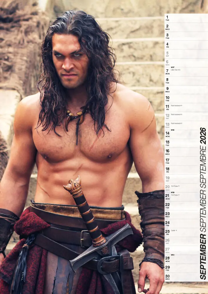 Bild: 9798893611922 | Jason Momoa Kalender 2026 | Der Star aus Aquaman und Game of Thrones