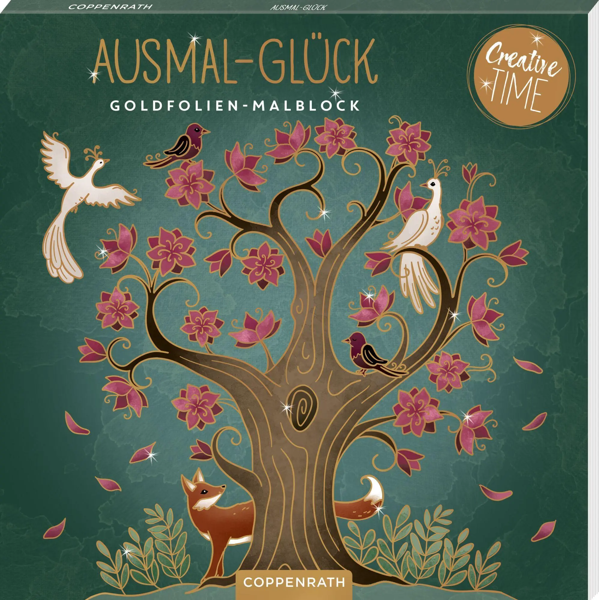Cover: 4050003972022 | Ausmal-Glück | Goldfolien-Malblock | Susanna Hatkemper | Buch | 48 S.