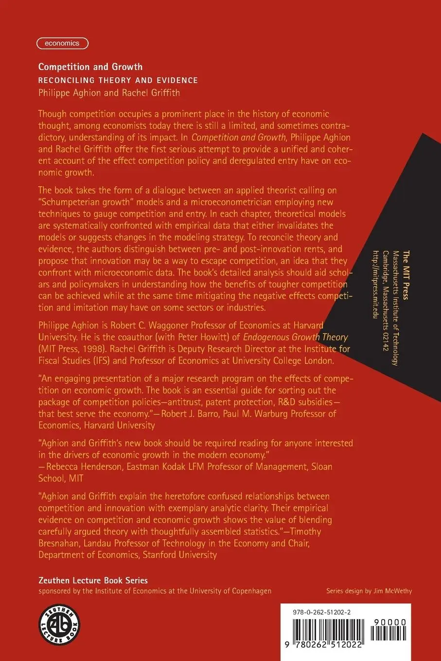 Rückseite: 9780262512022 | Competition and Growth | Reconciling Theory and Evidence | Taschenbuch
