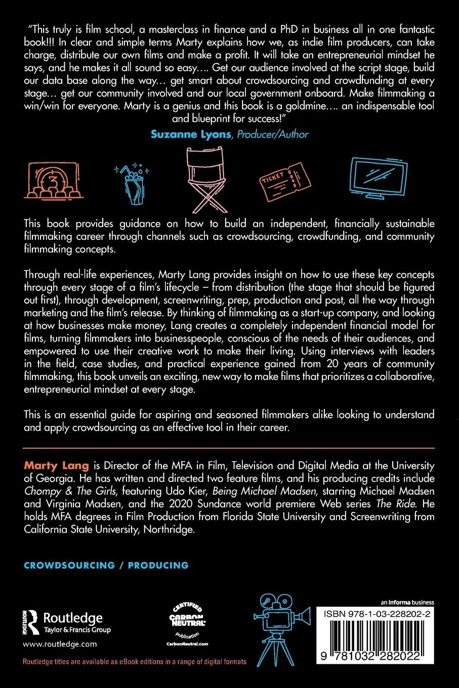 Rückseite: 9781032282022 | The Self-Sustaining Filmmaker | Marty Lang | Taschenbuch | Englisch