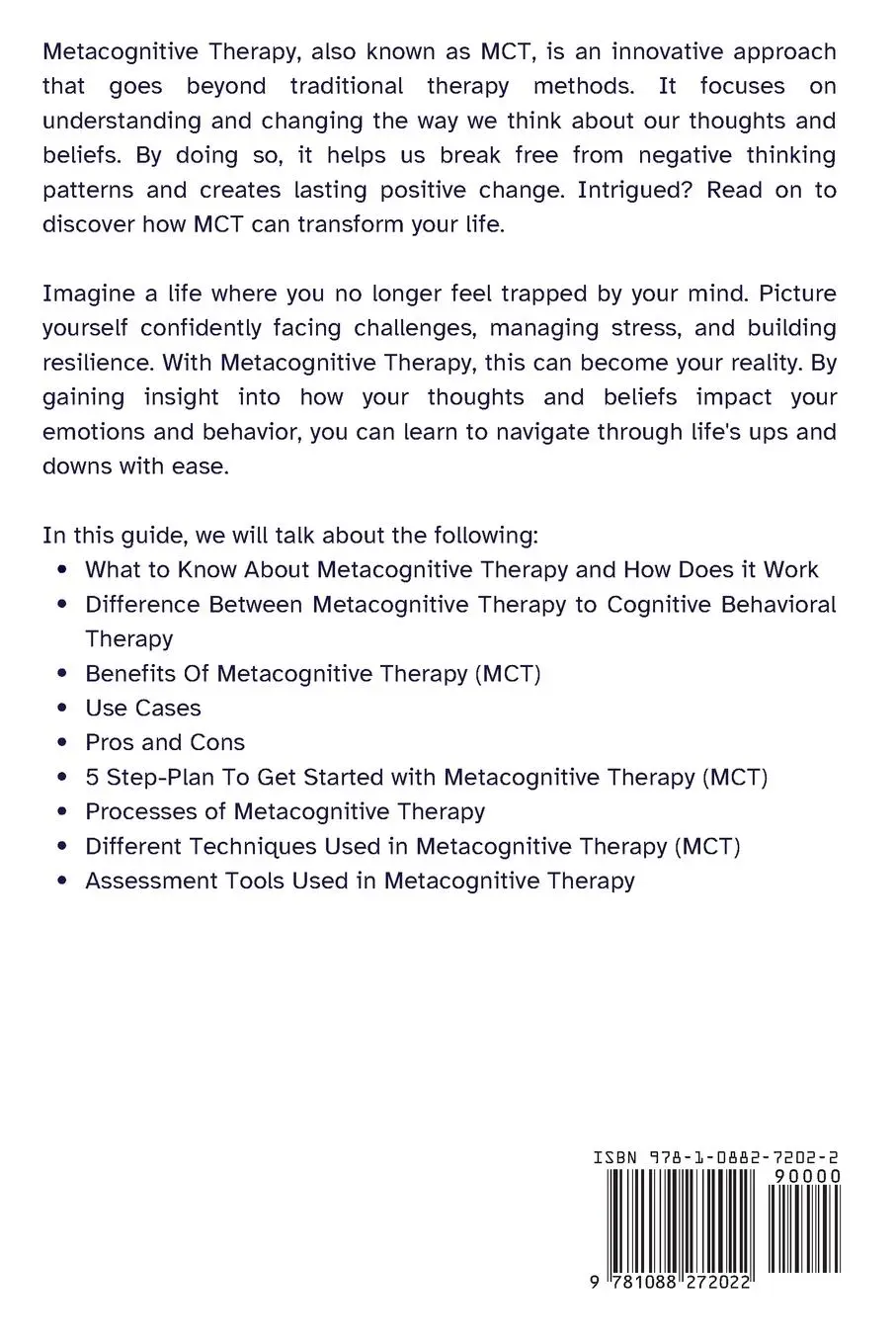 Rückseite: 9781088272022 | Metacognitive Therapy | Felicity Paulman | Taschenbuch | Englisch