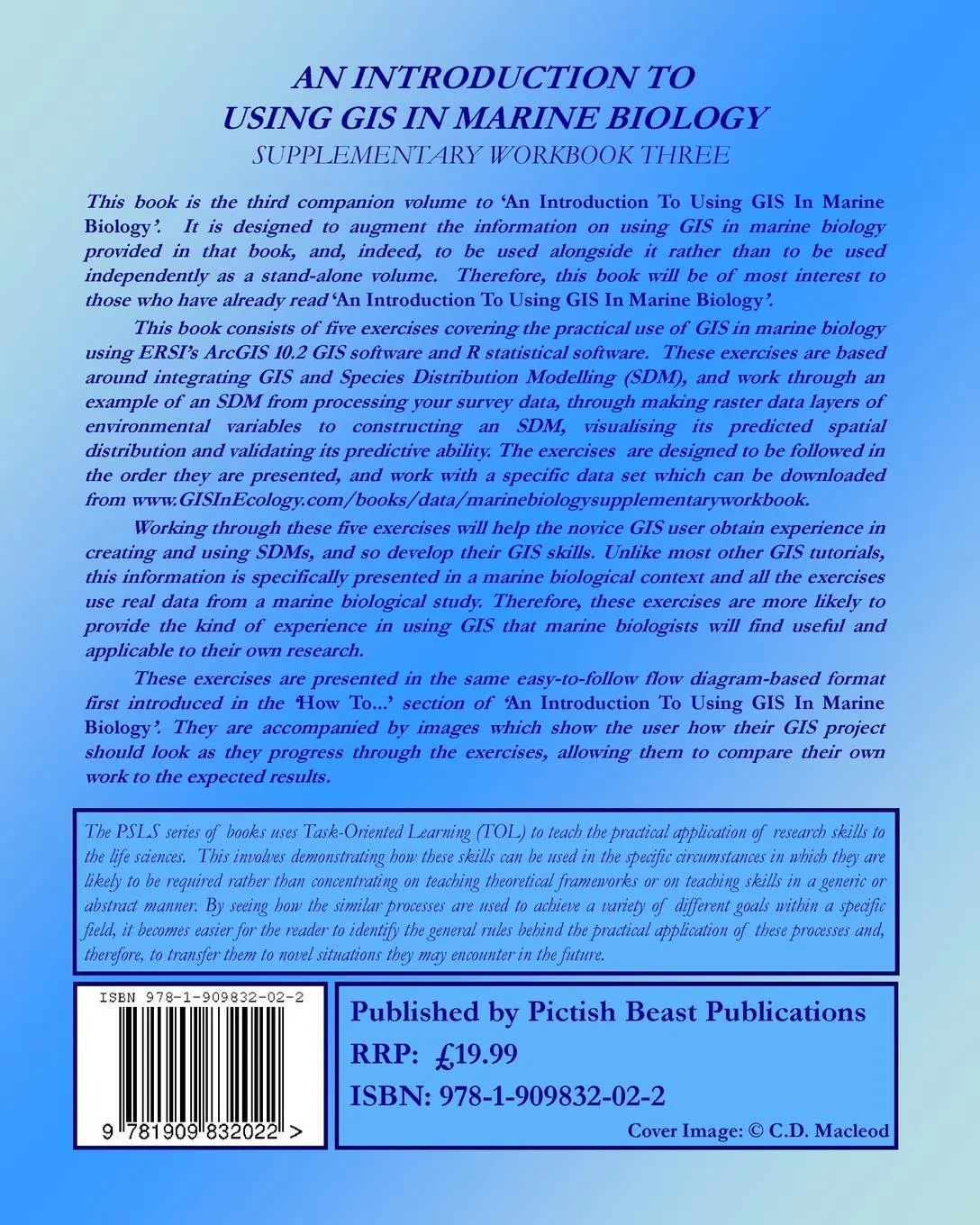 Rückseite: 9781909832022 | An Introduction To Using GIS In Marine Biology | Colin D. Macleod